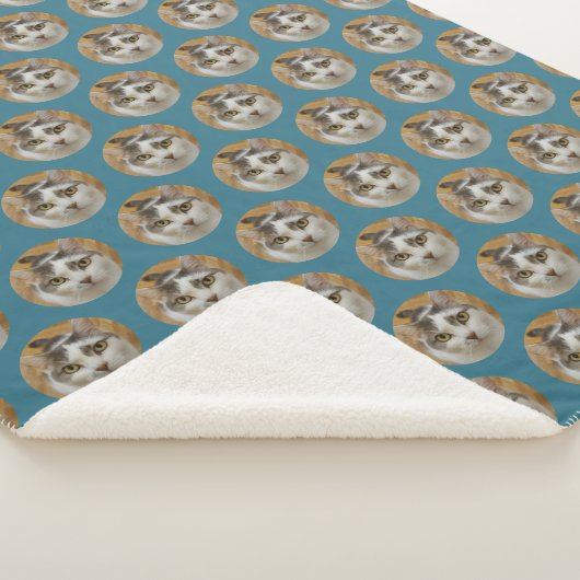 Aangepaste hond kat of elke foto gepersonaliseerd sherpa deken (3/4)