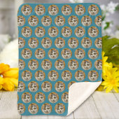 Aangepaste hond kat of elke foto gepersonaliseerd sherpa deken