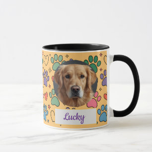 Aangepaste Hond Mam, Hond Pap, Personaliseer Gift Mok