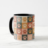 Aangepaste Hond Mam, Hond Pap, Personaliseer Gift Mok (Voorkant links)