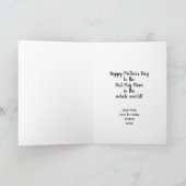Aangepaste hond Mam Pet Pug Moederdag Feestdagen Kaart (Binnen)