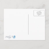 Aangepaste hond Memorial Rustic Wood Kijk uit naar Briefkaart (Achterkant)