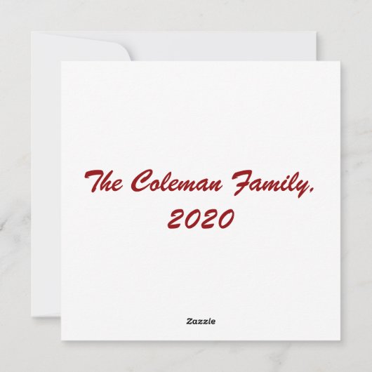 Aangepaste hond met prettige kerstmis feestdagenkaart (Achterkant)