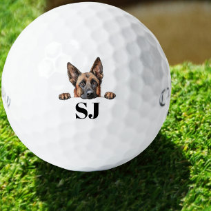 Aangepaste Hond Monogrammed Golfballen
