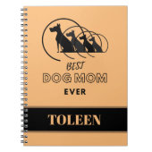 Aangepaste hond notitieboek (Voorkant)