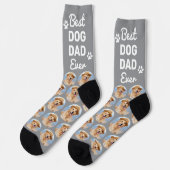 Aangepaste HOND PAPA Gepersonaliseerde Leuke Nieuw Sokken (Links)