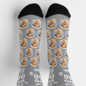 Aangepaste HOND PAPA Gepersonaliseerde Leuke Nieuw Sokken (Top)