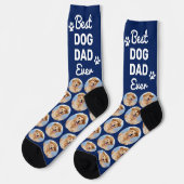 Aangepaste HOND PAPA Persoonlijk Leuke Patroon Hui Sokken (Links)