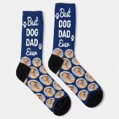 Aangepaste HOND PAPA Persoonlijk Leuke Patroon Hui Sokken (Rechts)