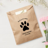 Aangepaste hond poot print huisdier Verjaardagsfee Bedankzakje (Gezegeld)