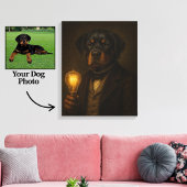 Aangepaste Hond Portret Canvas - Edele Stijl
