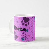 Aangepaste hond Prints Gezelschapsdieren Ontwerpko Koffiemok (Voorkant links)