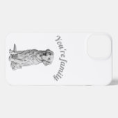 Aangepaste Hond Telefoon Case iPhone Hoesje (Achterkant horizontaal)