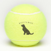 Aangepaste hond tennisballen (Achterkant)