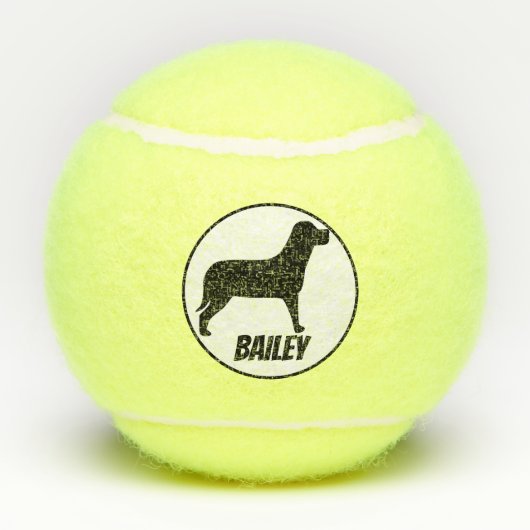 Aangepaste hond tennisballen (Achterkant)