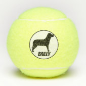 Aangepaste hond tennisballen (Voorkant)