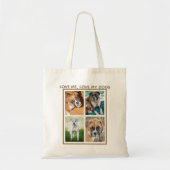 Aangepaste hond - Winkelzak Tote Bag (Voorkant)