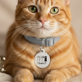 Aangepaste honden- en kattenpenning | Ik ben verlo Huisdierpenning