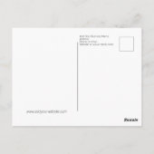 Aangepaste honden- en rugspits briefkaart (Achterkant)