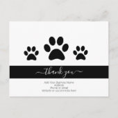 Aangepaste honden- en rugspits briefkaart (Voorkant)