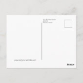 Aangepaste honden- en rugspits briefkaart (Achterkant)