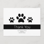 Aangepaste honden- en rugspits briefkaart (Voorkant)