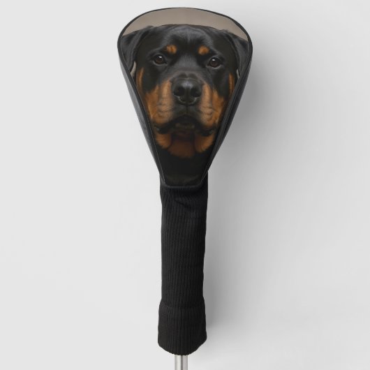 Aangepaste Honden Foto Golf Golfheadcover (Voorkant)