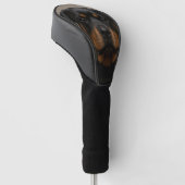 Aangepaste Honden Foto Golf Golfheadcover (Schuin)