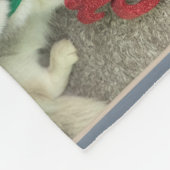 Aangepaste Honden Foto's & Namen - Vier Fotocollag Fleece Deken (Hoek)