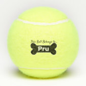 Aangepaste honden tennisballen (Achterkant)