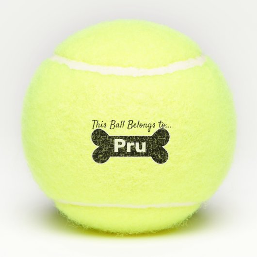Aangepaste honden tennisballen (Achterkant)