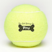 Aangepaste honden tennisballen (Voorkant)