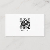 Aangepaste honden trainer visitekaartje met QR-cod (Achterkant)