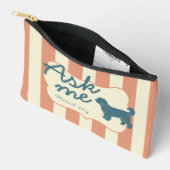 Aangepaste hondenfoto Bernedoodle-moeder cadeau za Etui (Open)