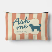 Aangepaste hondenfoto Bernedoodle-moeder cadeau za Etui (Voorkant)