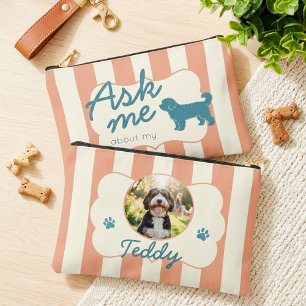 Aangepaste hondenfoto Bernedoodle-moeder cadeau za Etui