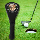 Aangepaste hondenfoto Best Dad van Par Modern Golfheadcover