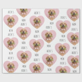 Aangepaste hondenfoto cadeaupapier (Vlak)
