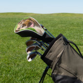 Aangepaste hondenfoto gepersonaliseerde driver golfheadcover (Insitu)