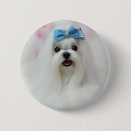 Aangepaste hondenfoto | Gepersonaliseerde huisdier Ronde Button 5,7 Cm