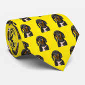 Aangepaste hondenfoto Gepersonaliseerde stropdas – (Opgerold)