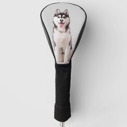 Aangepaste Hondenfoto Golf Golfheadcover (Voorkant)