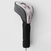 Aangepaste Hondenfoto Golf Golfheadcover (Schuin)