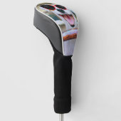 Aangepaste hondenfoto golfheadcover (Schuin)