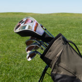 Aangepaste hondenfoto golfheadcover (Insitu)