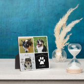 Aangepaste hondenfoto-herdenking In Liefdevolle He Fotoplaat (Insitu)