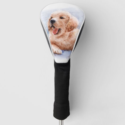 Aangepaste hondenfoto huisdier golfheadcover (Voorkant)