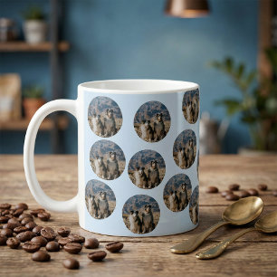 Aangepaste hondenfoto Mooie gepersonaliseerde li Koffiemok