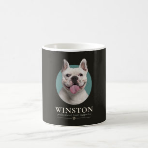 Aangepaste hondenfoto & naam koffiemok