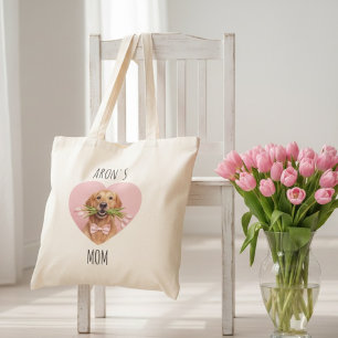 Aangepaste hondenfoto-tas voor mama Gepersonalis Tote Bag